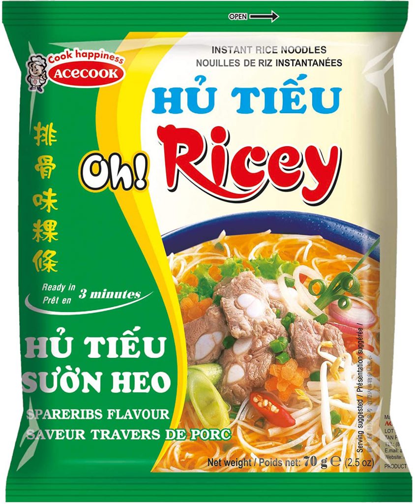 Vina Acecook Sparerib Flavour Noodle Hu Tieu Suon Heo X Gr A