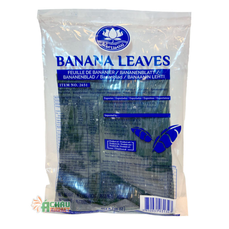 Frozen Banana Leaves 454gr A Chau Market