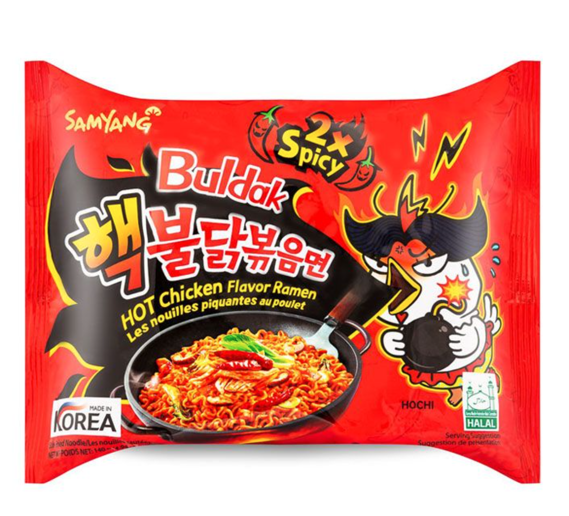 Samyang 2x Spicy Buldak Hot Chicken Flavor Ramen (140gr) - A Chau Market