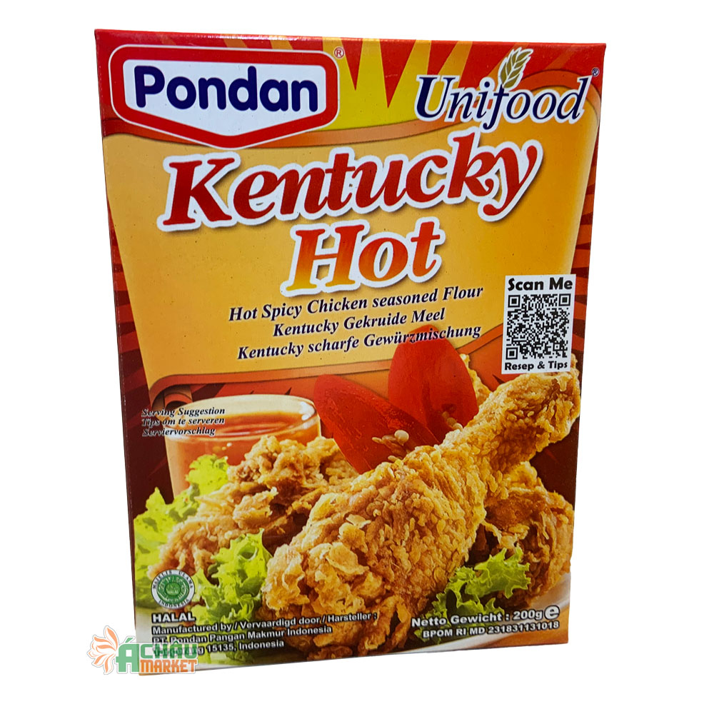 Unifood Hot Spicy Kentucky Chicken Flour 200gr - A Chau Market
