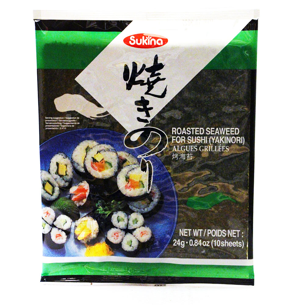 Sukina Korean Roasted Seaweed Sheet for Sushi (24gr) - A Chau Market