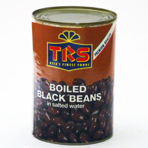 boiled black beans
