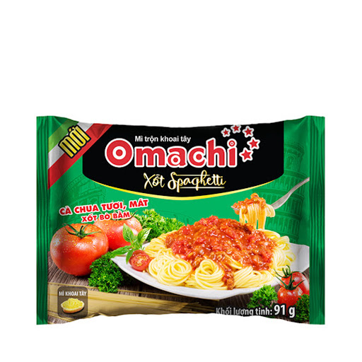 2. Thành phần và dinh dưỡng của Mì Sốt Spaghetti Omachi