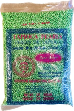 Tapioca. Pearls green